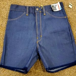 Vintage Billy the Kid Denim Raw hem shorts